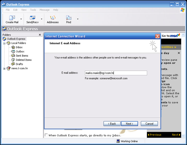 outlook express 2