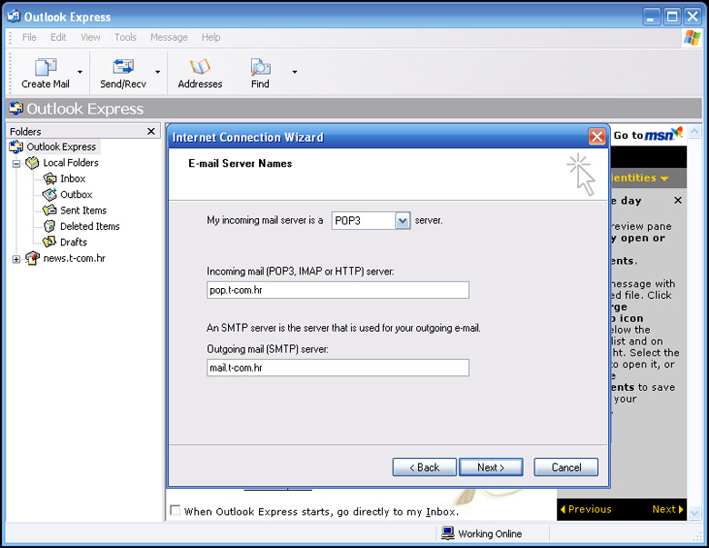 outlook express 3
