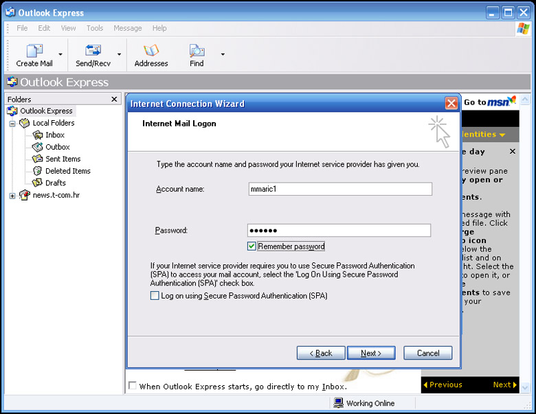 outlook express 4