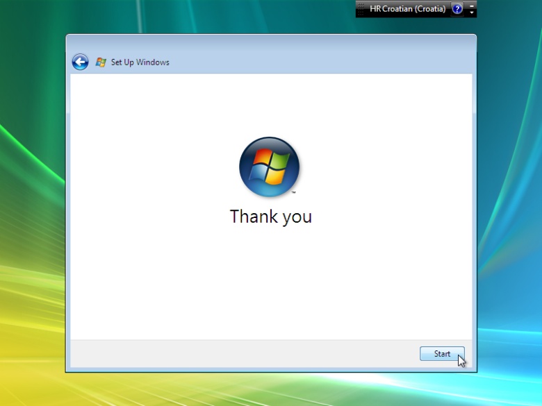 vista install 24