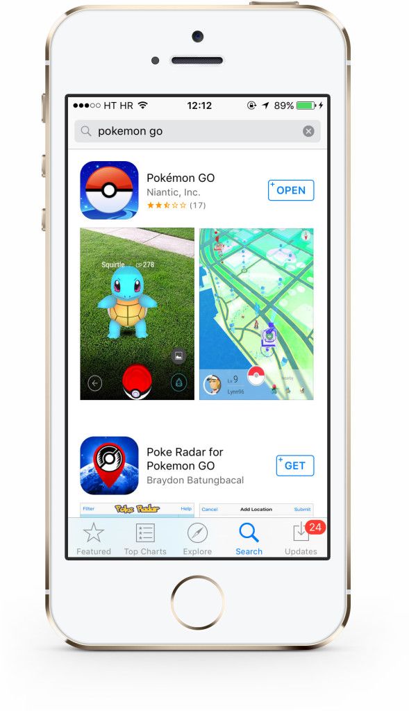 Pokémon GO otvaranje