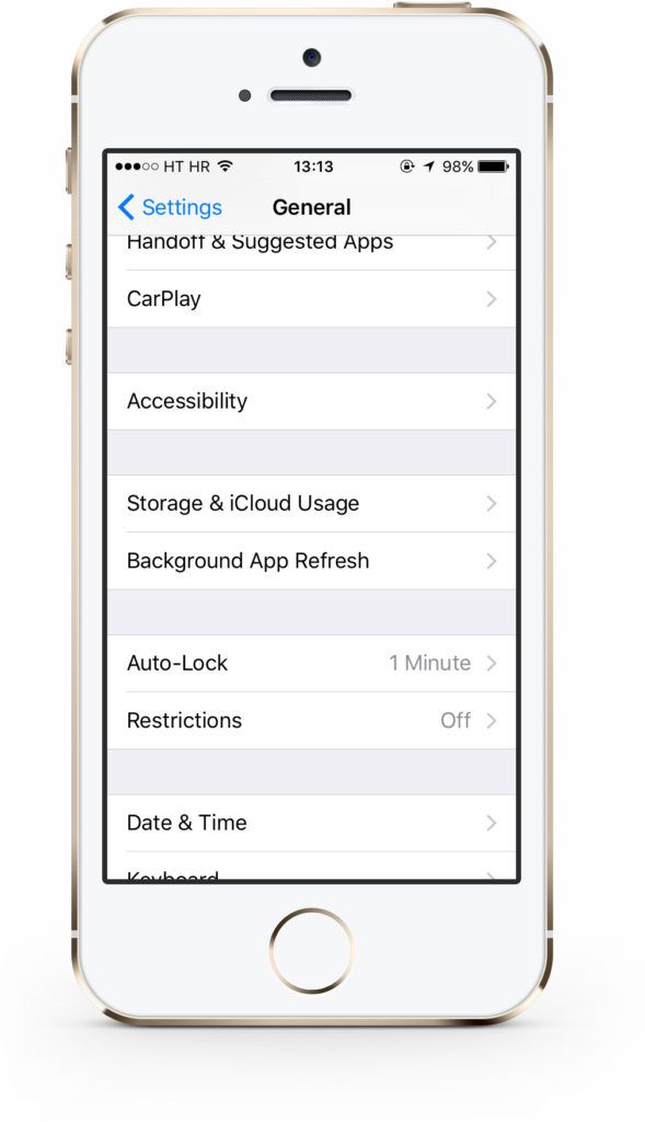 iphone home accessibility